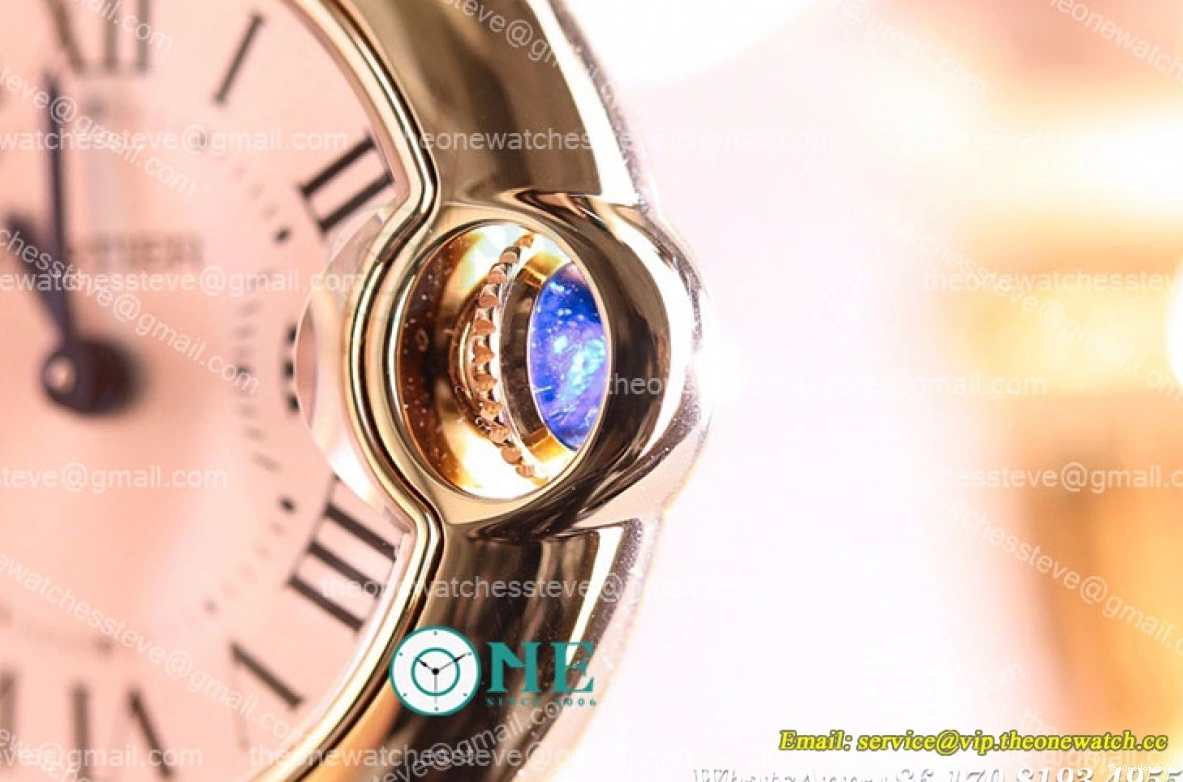 Cartier Ladies Balon WG880007 28mm – De Swiss RG Quartz Bleu 3KF Cartier RG 1223